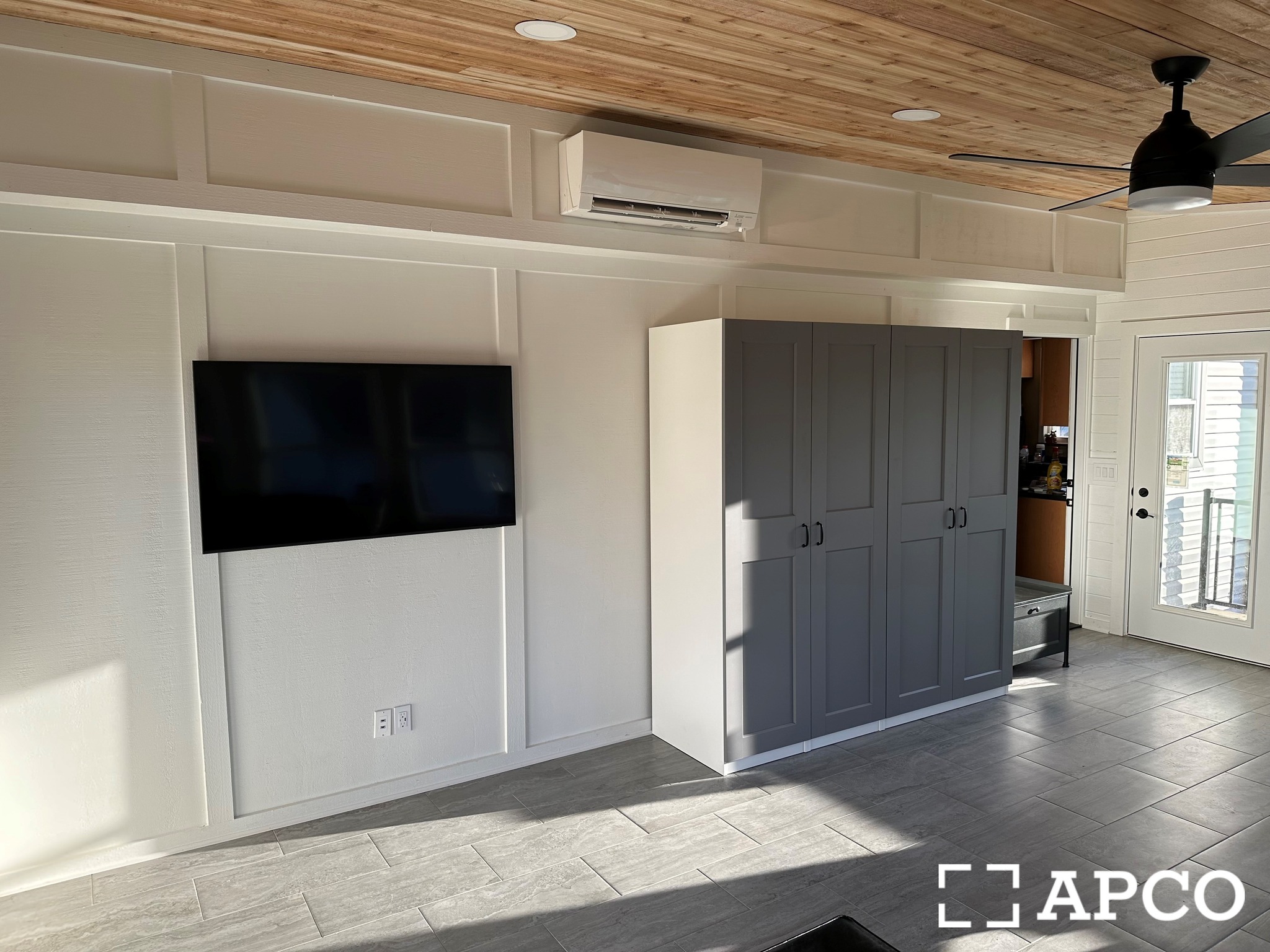 Completed exterior renovation project