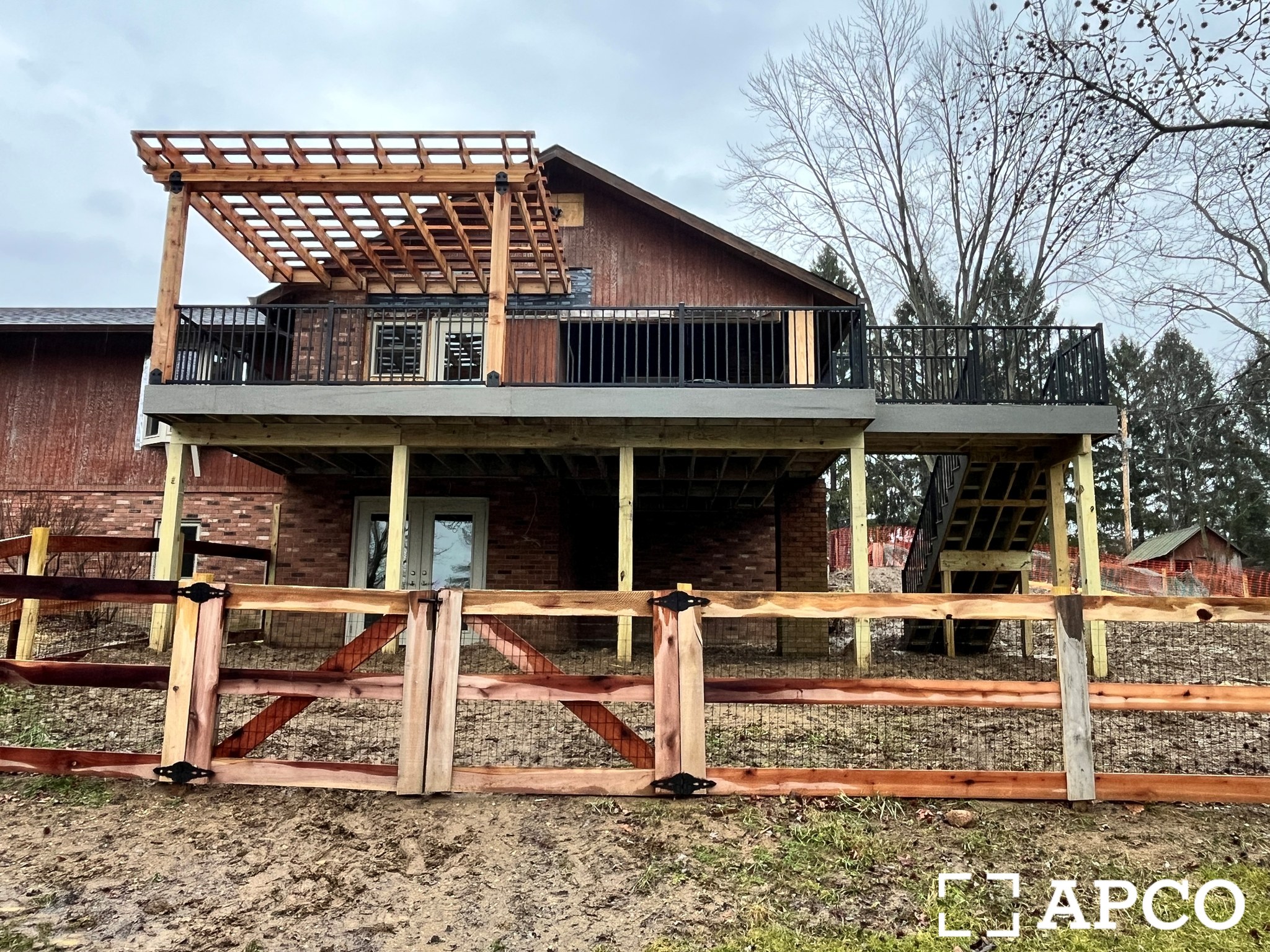 Completed deck project